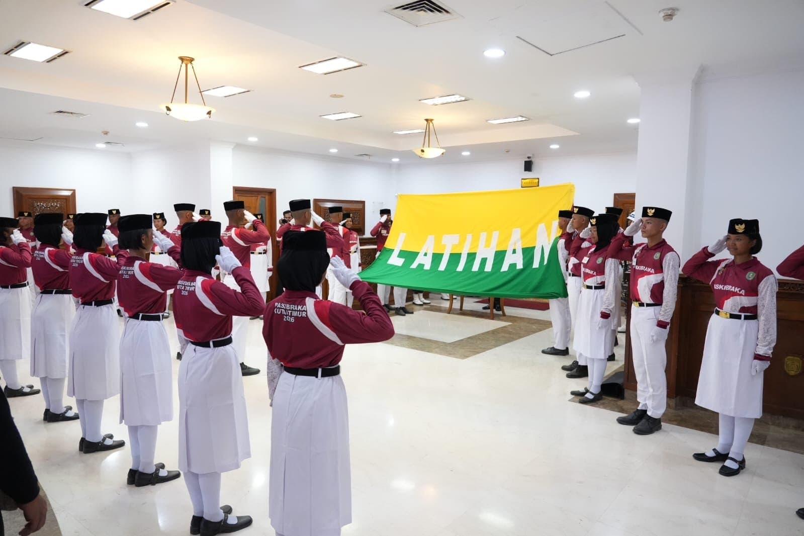 H-2 Puncak HUT ke-81 RI di Kutim, Seluruh Petugas Rampungkan Gladi Bersih
