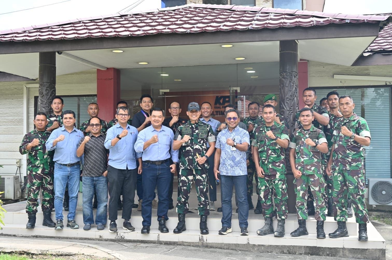 Perkuat Sinergi Pembangunan, Brigif Mangkalihat Jalin Koordinasi bersama KPC