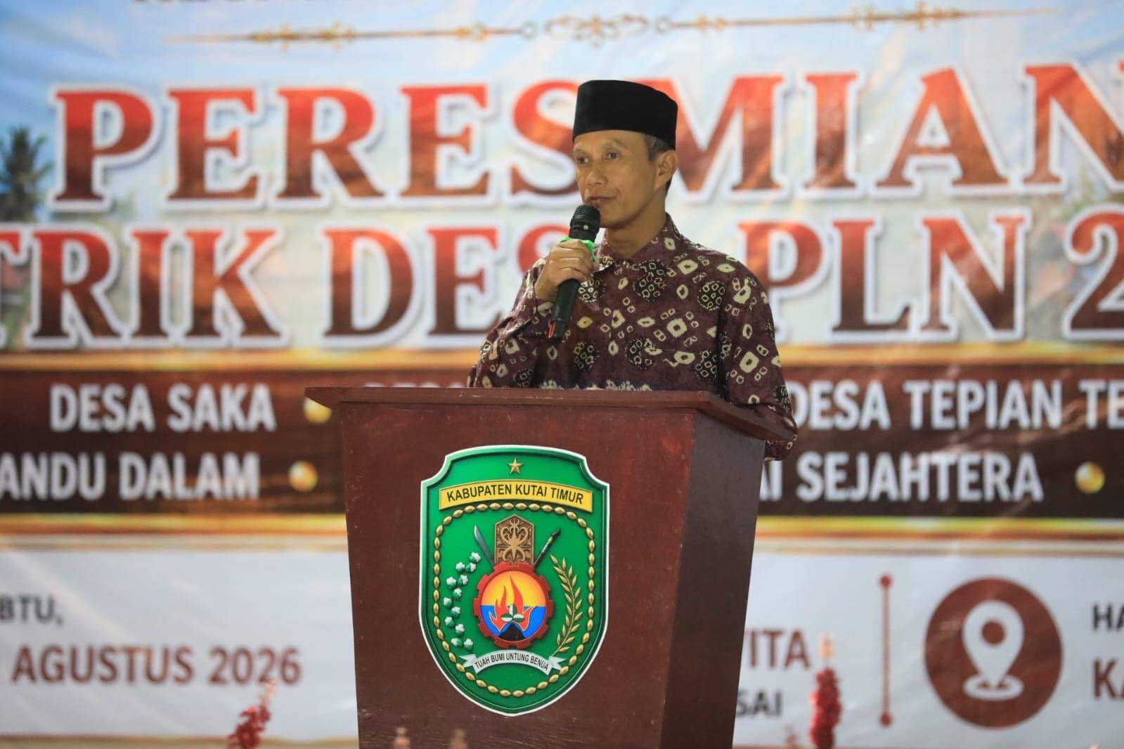 800 Rumah di 6 Desa Sangkulirang Kini Terang 24 Jam
