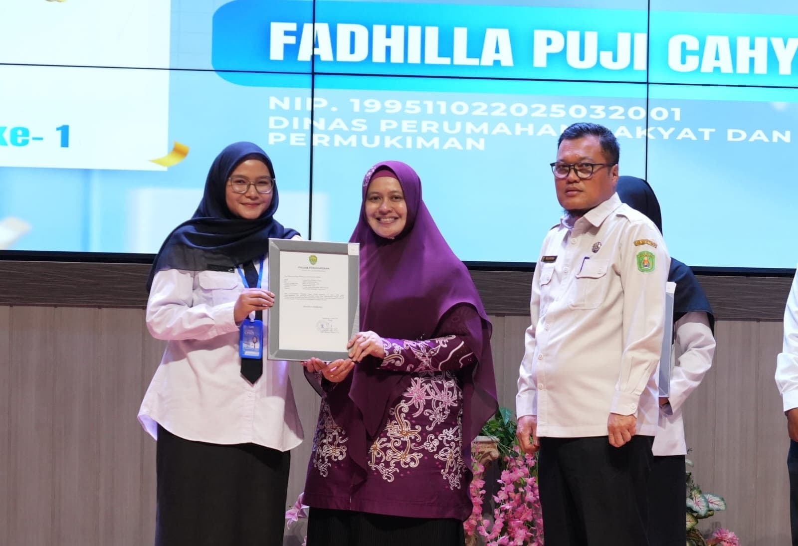 Fadhila Raih Terbaik 1 Latsar CPNS Kutim 2026 Angkatan 117