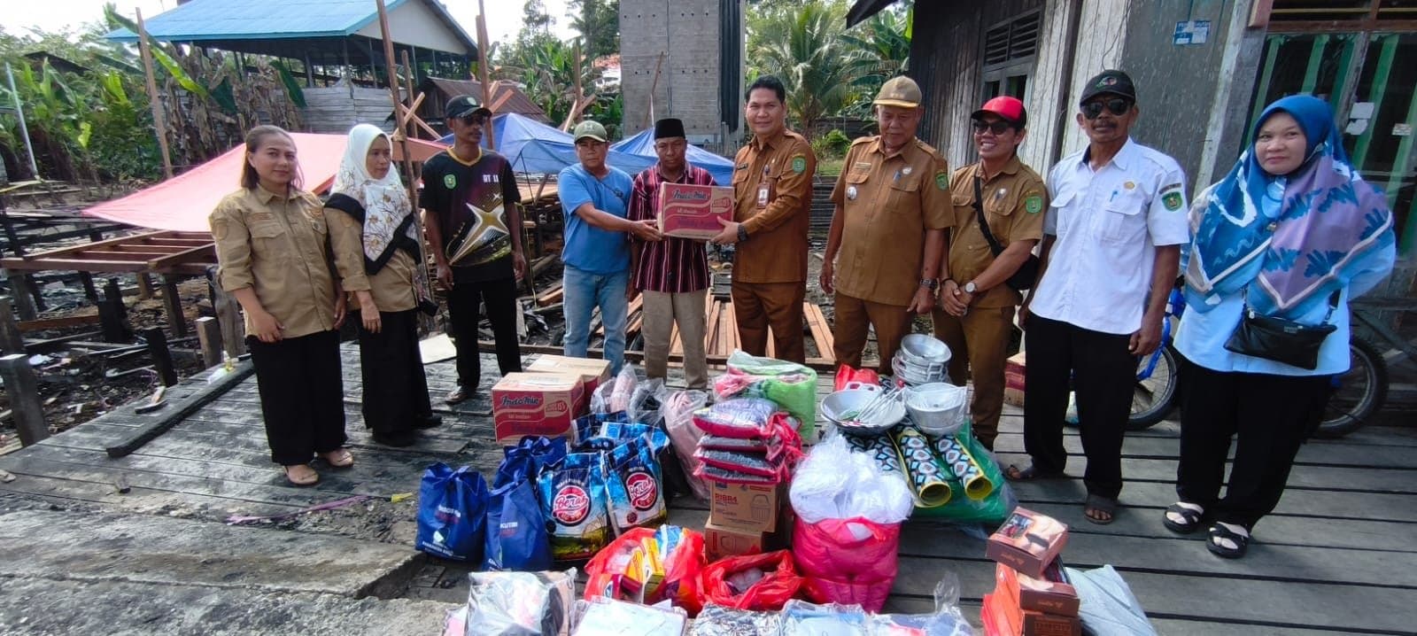 Korban Kebakaran di Muara Bengkal Terima Bantuan, Pemulihan Dimulai