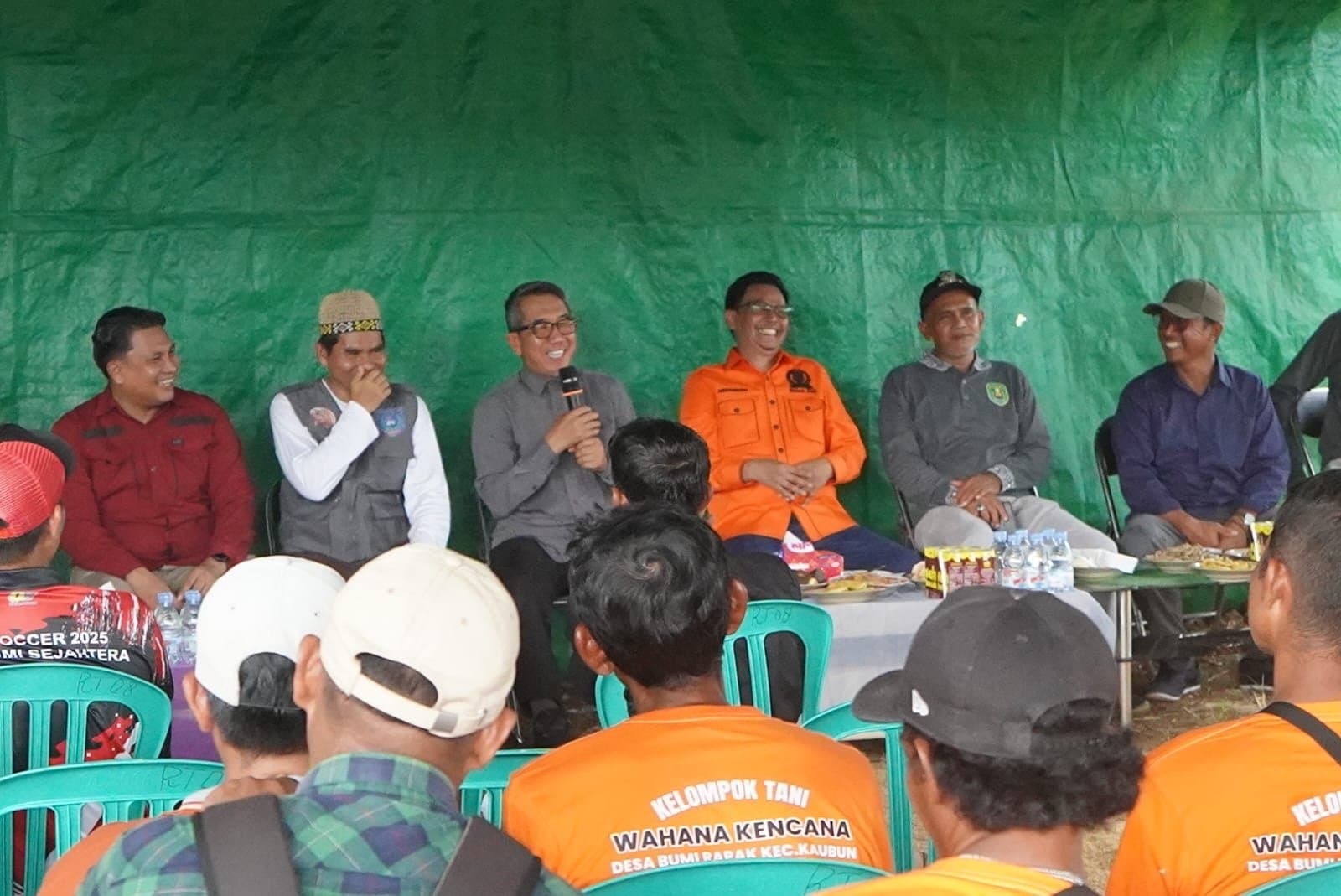 Audiensi bersama Poktan di Kaubun, DTPHP Kutim Siap Support Bantuan Alsintan