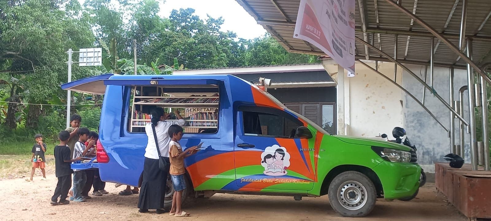 Literasi Tanpa Batas, Perpustakaan Keliling Dispusip Kutim Hadir di Sekolah dan Ruang Publik