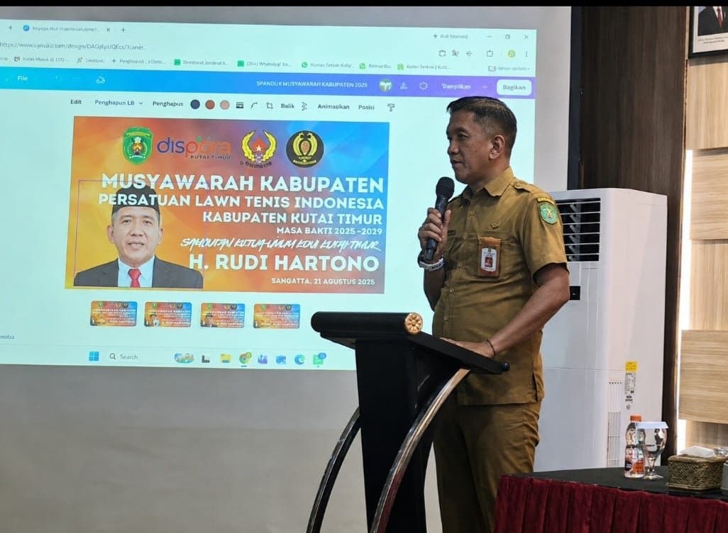Muskab PELTI Kutim, Dispora Tekankan Regenerasi Atlet dan Penguatan Organisasi