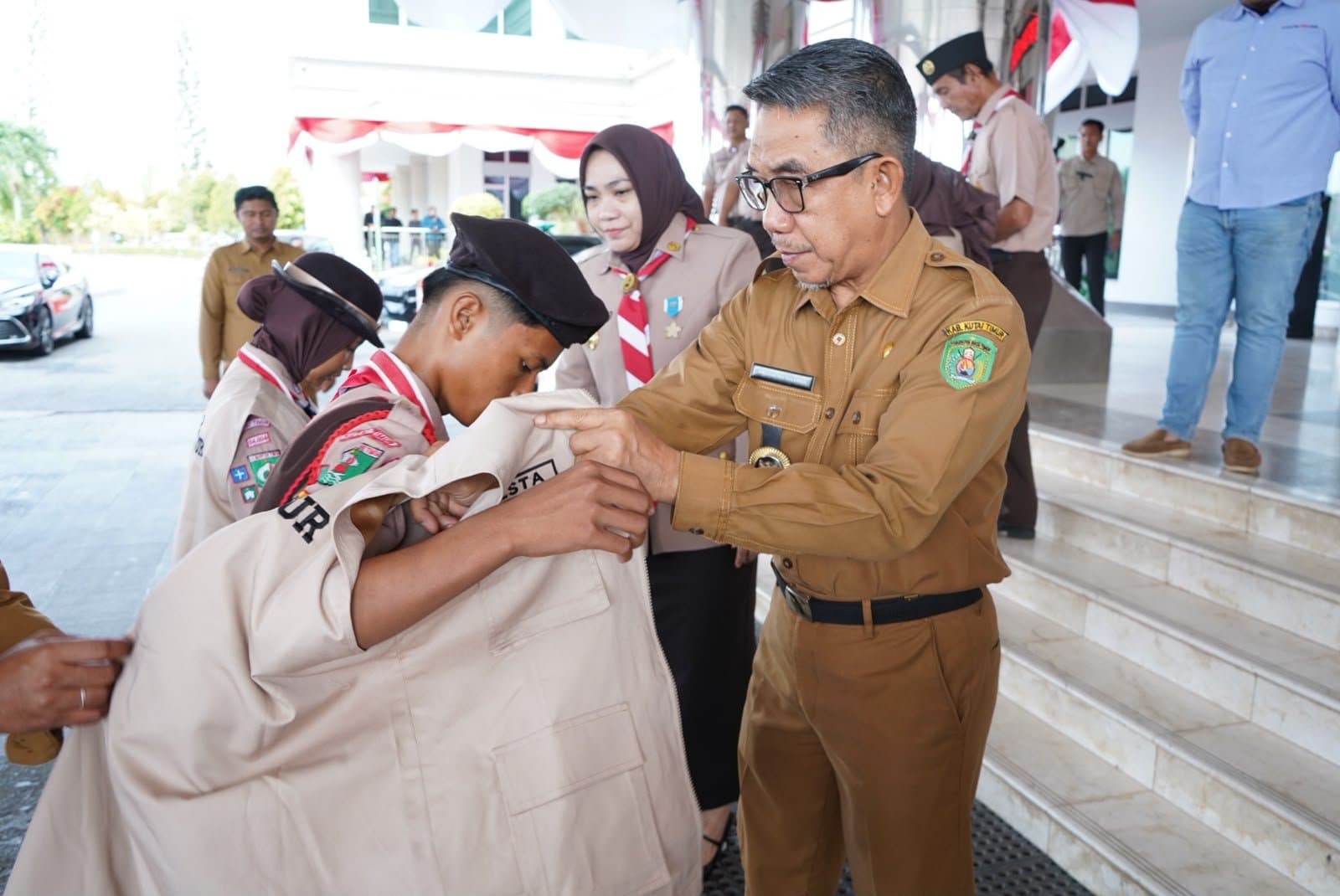 Ardiansyah Lepas Kontingen Jamnas Kutim, Titip Pesan Regenerasi Pemimpin
