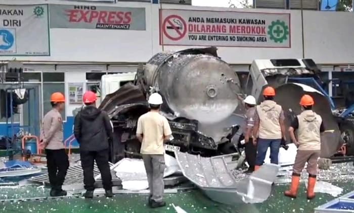 Ledakan Truk Tangki Oksigen Cair di Balikpapan, Samator Grup: Tidak Ada Korban Jiwa
