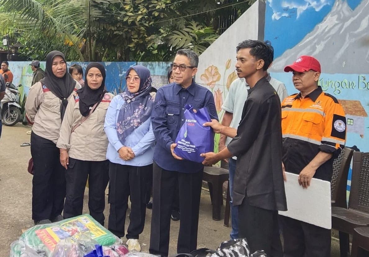 Korban Kebakaran Gang Family Dibantu Pemkab Kutim