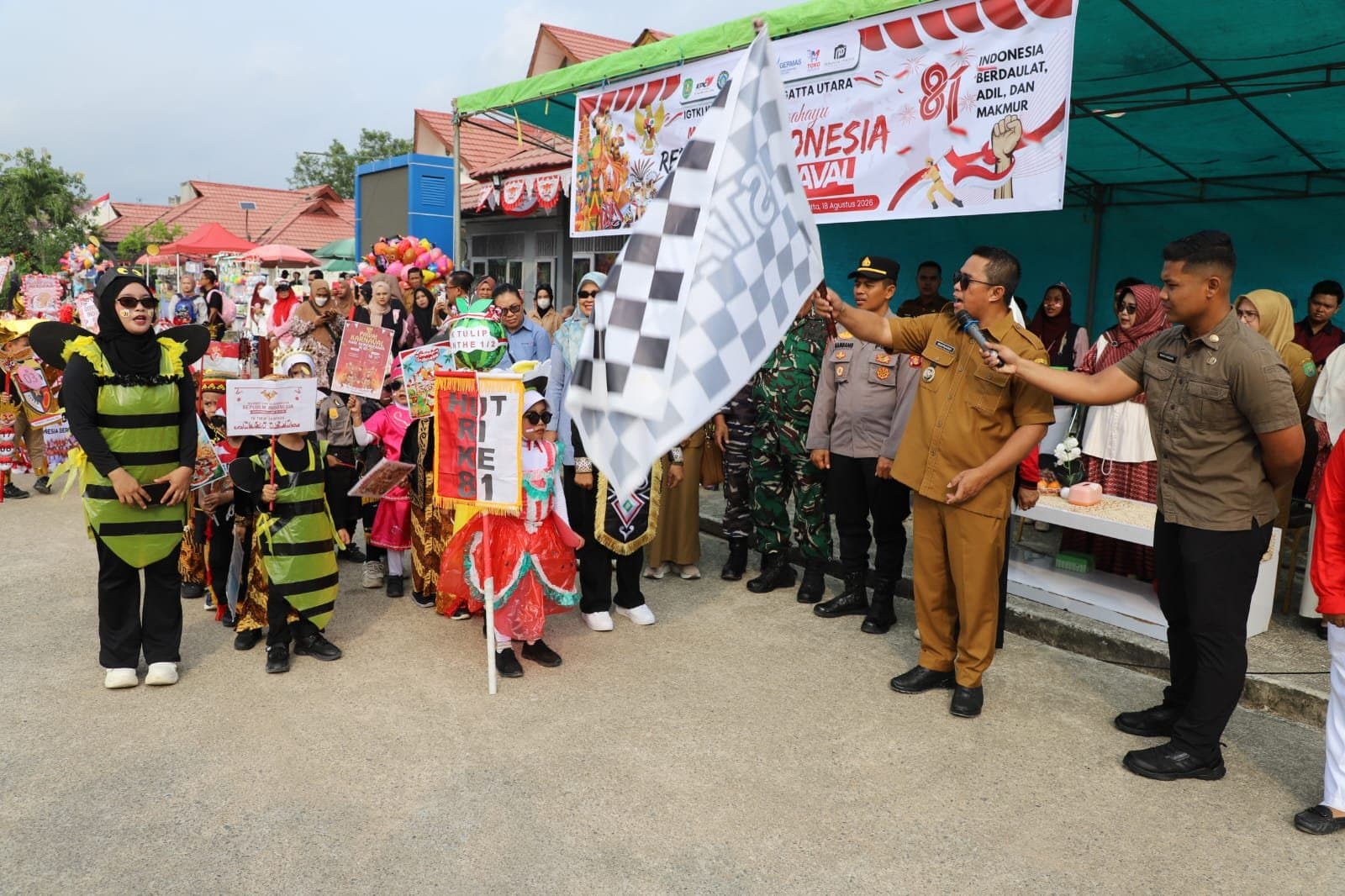 Merah Putih di Lomba Karnaval IGTKI Kutim, 555 Bocah TK Tumbuhkan Nasionalisme