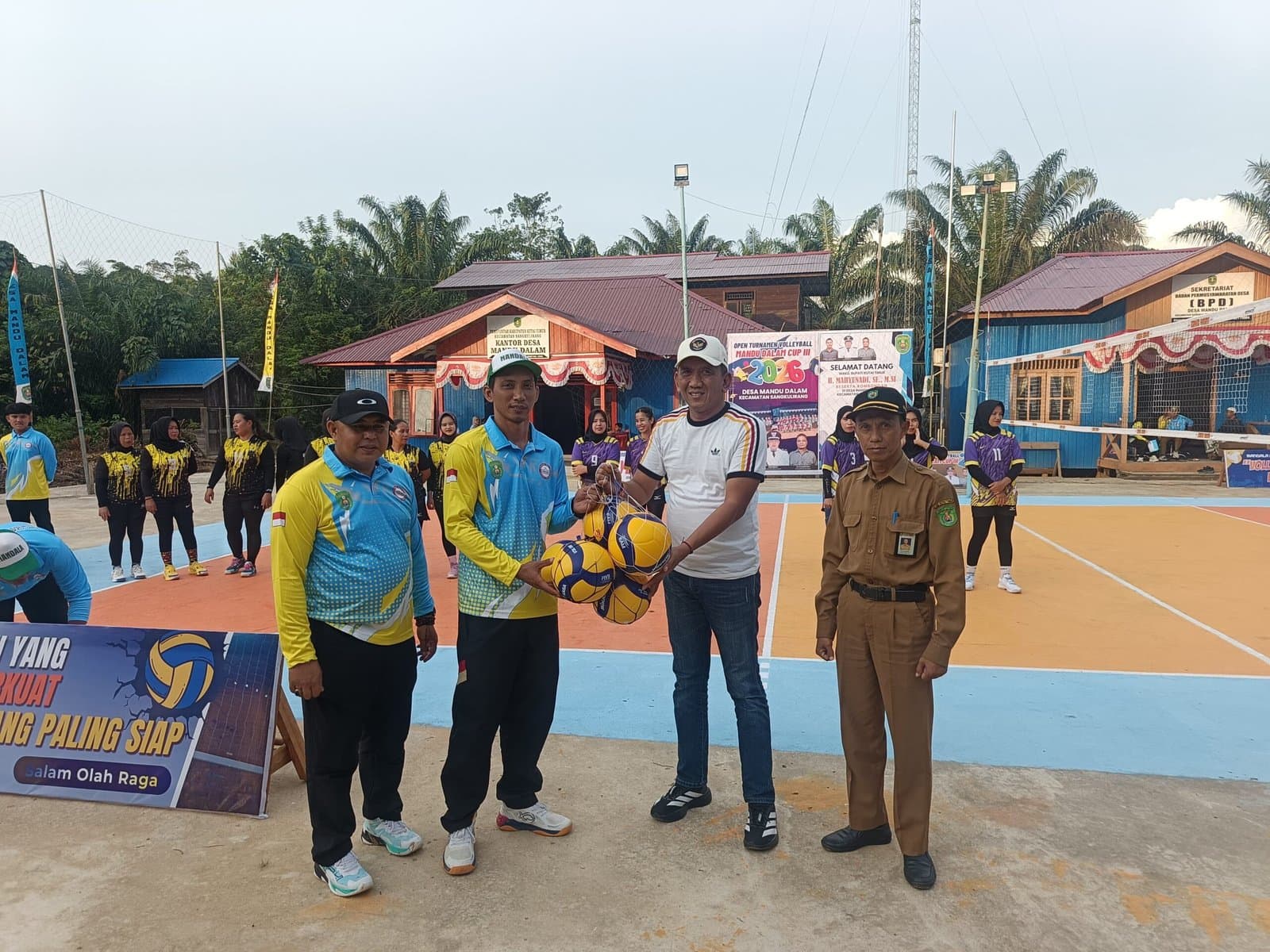 Semangat Sportivitas dari Pesisir Kutim, Turnamen Voli Mandu Dalam III Dimulai