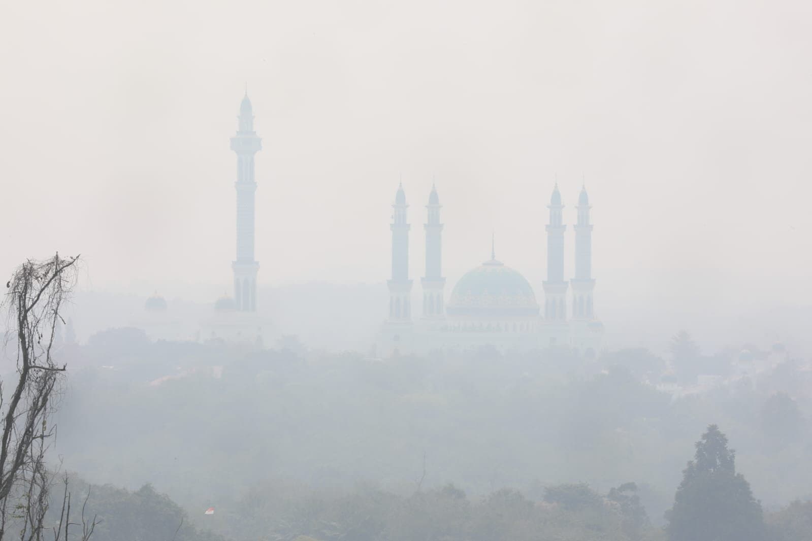 Kabut Asap Kutim, Warga Diminta Tinggal di Rumah