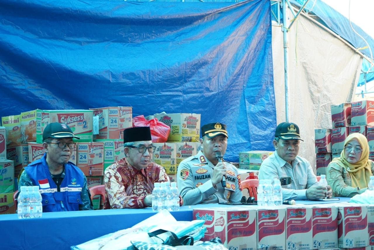 Di Balik Kebakaran Batu Timbau, Polres Kutim Pulihkan Luka Psikologis Warga