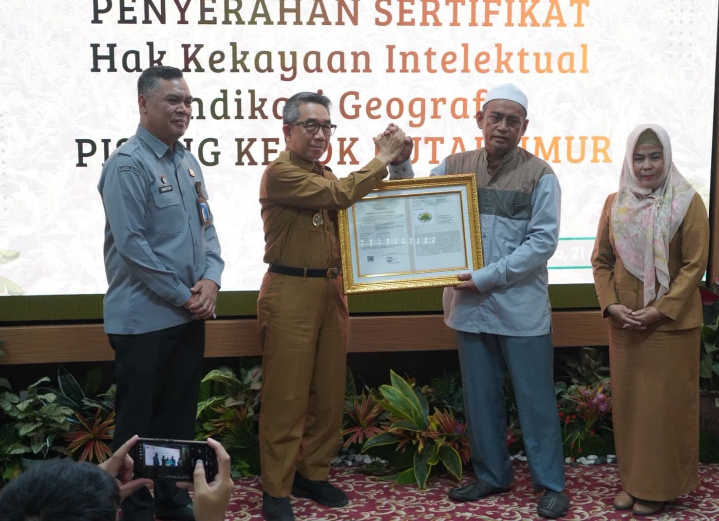 Sertifikat IG Senjata Baru Pisang Grecek Kutim Tembus Pasar Global