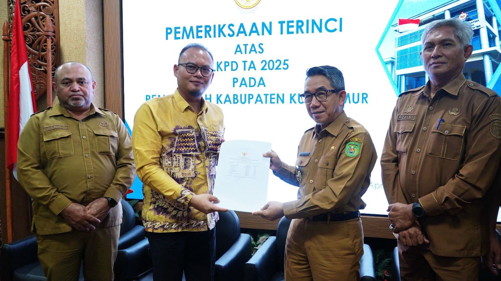 BPK Mulai Audit LKPD 2025 Kutim, Pemeriksaan Terinci Berlangsung 35 Hari