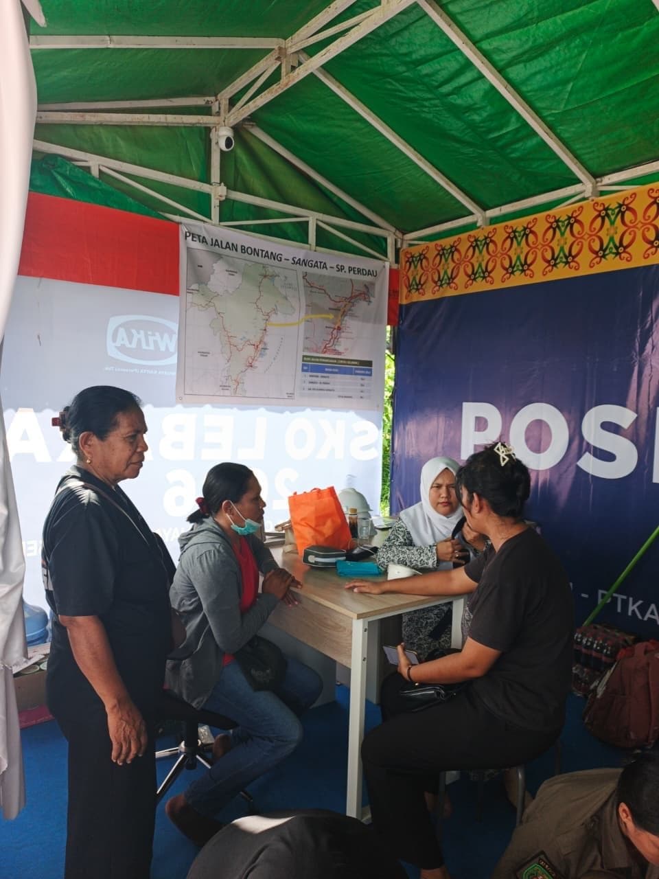 Warga Kutim Mengaku Terbantu Layanan Kesehatan di Jalur Mudik