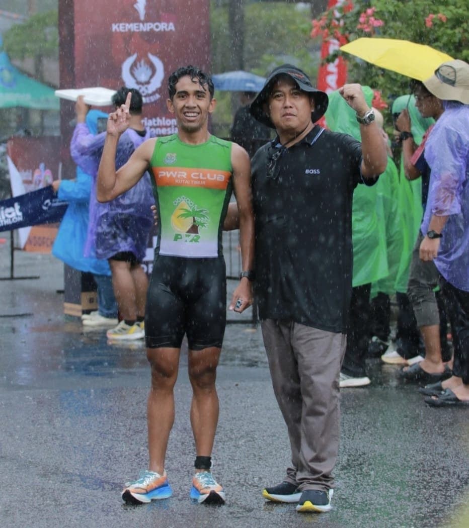Gilang Sumbang Emas untuk Kaltim di Kejurnas Triathlon Seri 1
