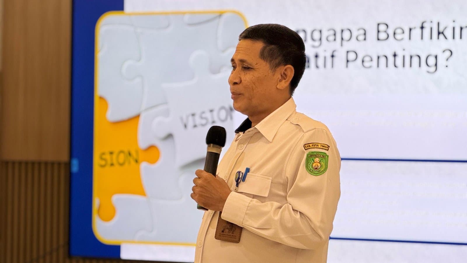 Idham Wakili Bupati Kutim Jadi Narsum di PKP Angkatan III