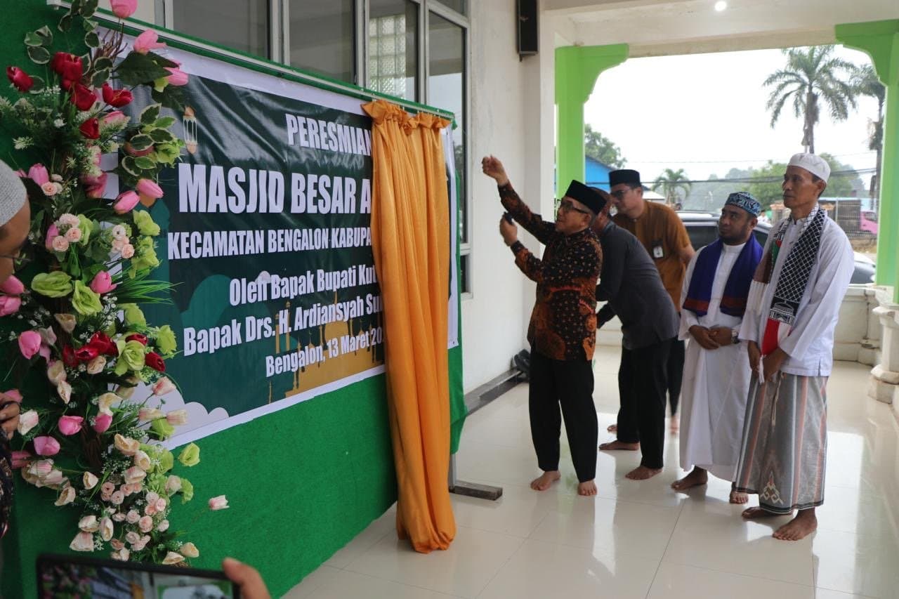 Simbol Penguatan Ibadah di Bengalon, Bupati Kutim Resmikan Masjid As-Salam