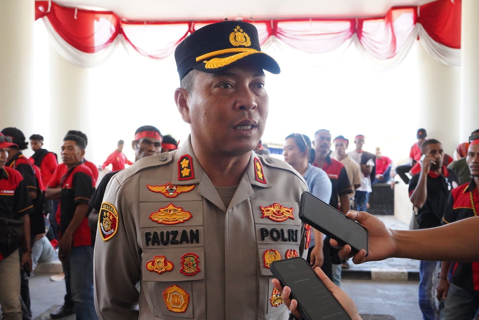 Polres Kutim Apresiasi Aksi Damai Buruh di May Day 2026
