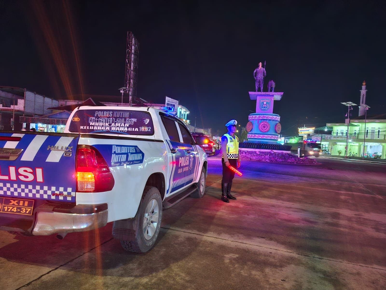 Cegah Balap Liar, Polres Kutim Intensifkan Patroli Dini Hari
