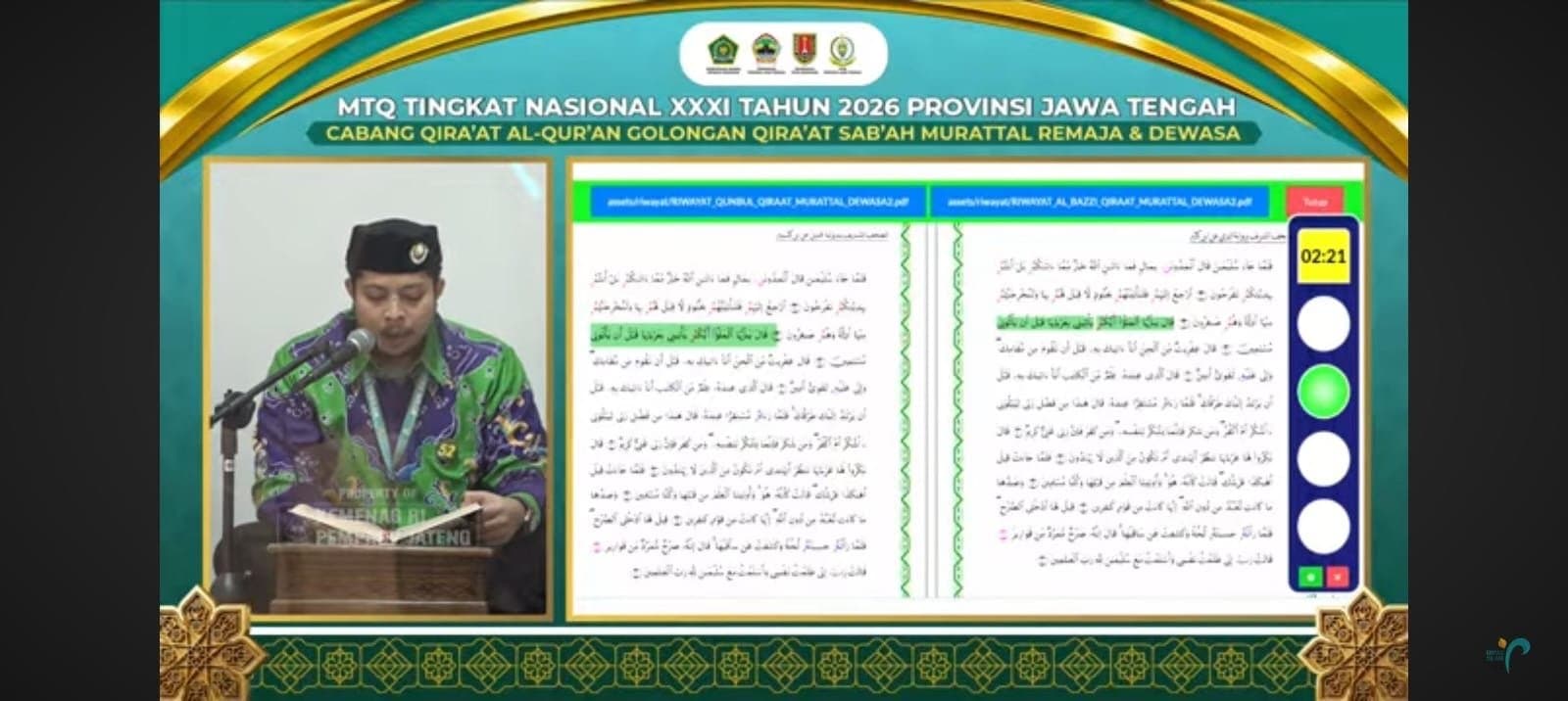 Dari Kutim, Abdan Faza Bawa Kaltim ke Final MTQ Nasional