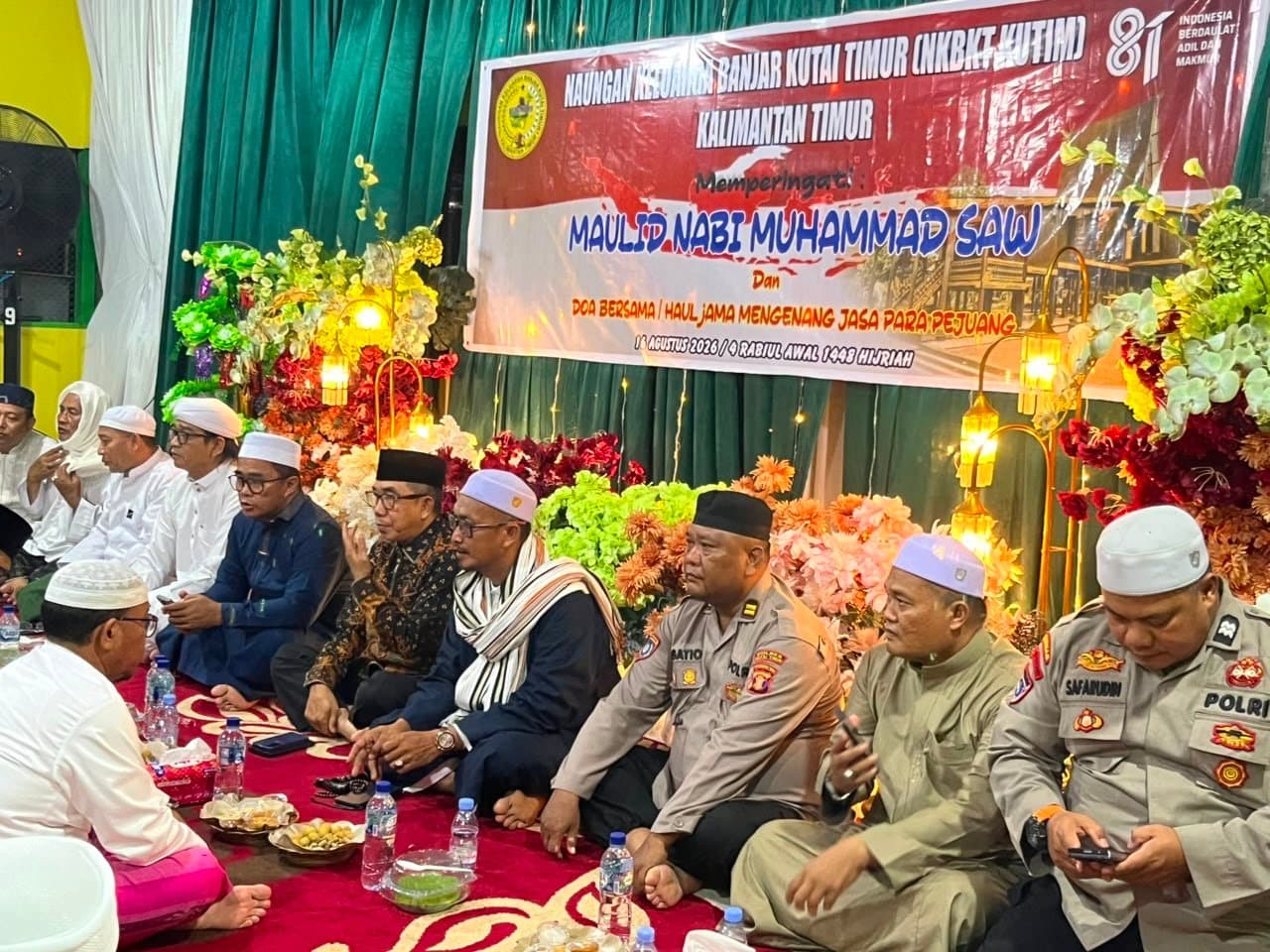 HUT ke-81 RI dan Maulid Nabi, NKBKT Kutim Gelar Doa Bersama