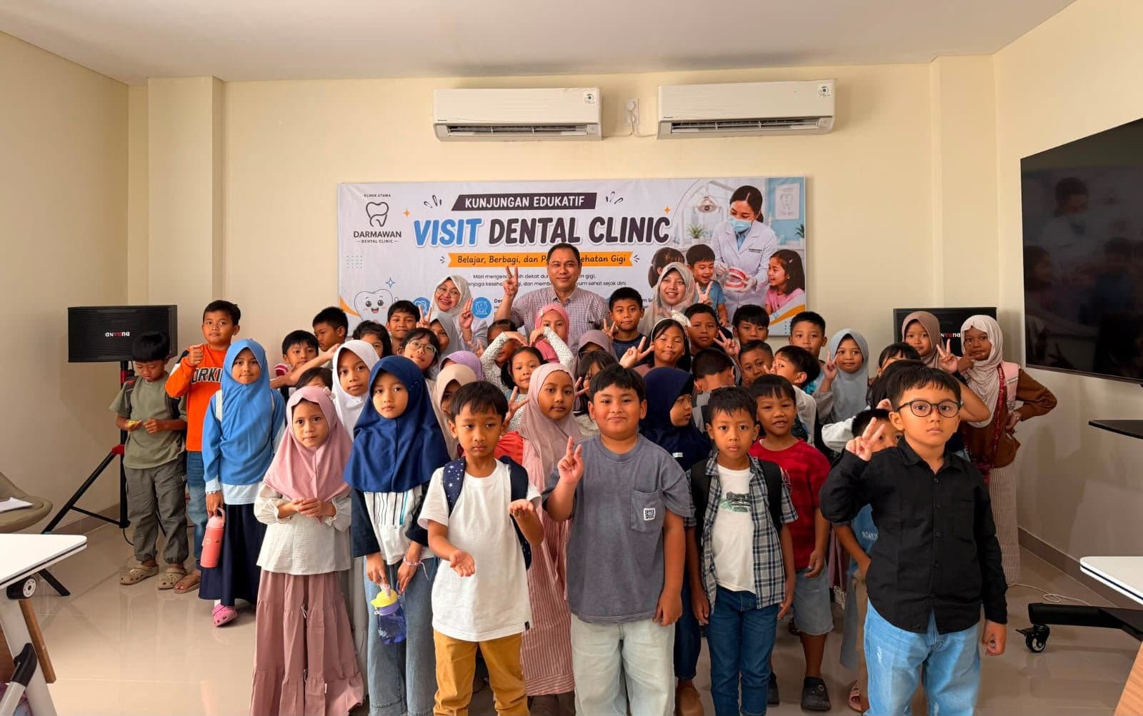 50 Peserta Didik Learning Corner Official Diberi Edukasi Kesehatan Gigi
