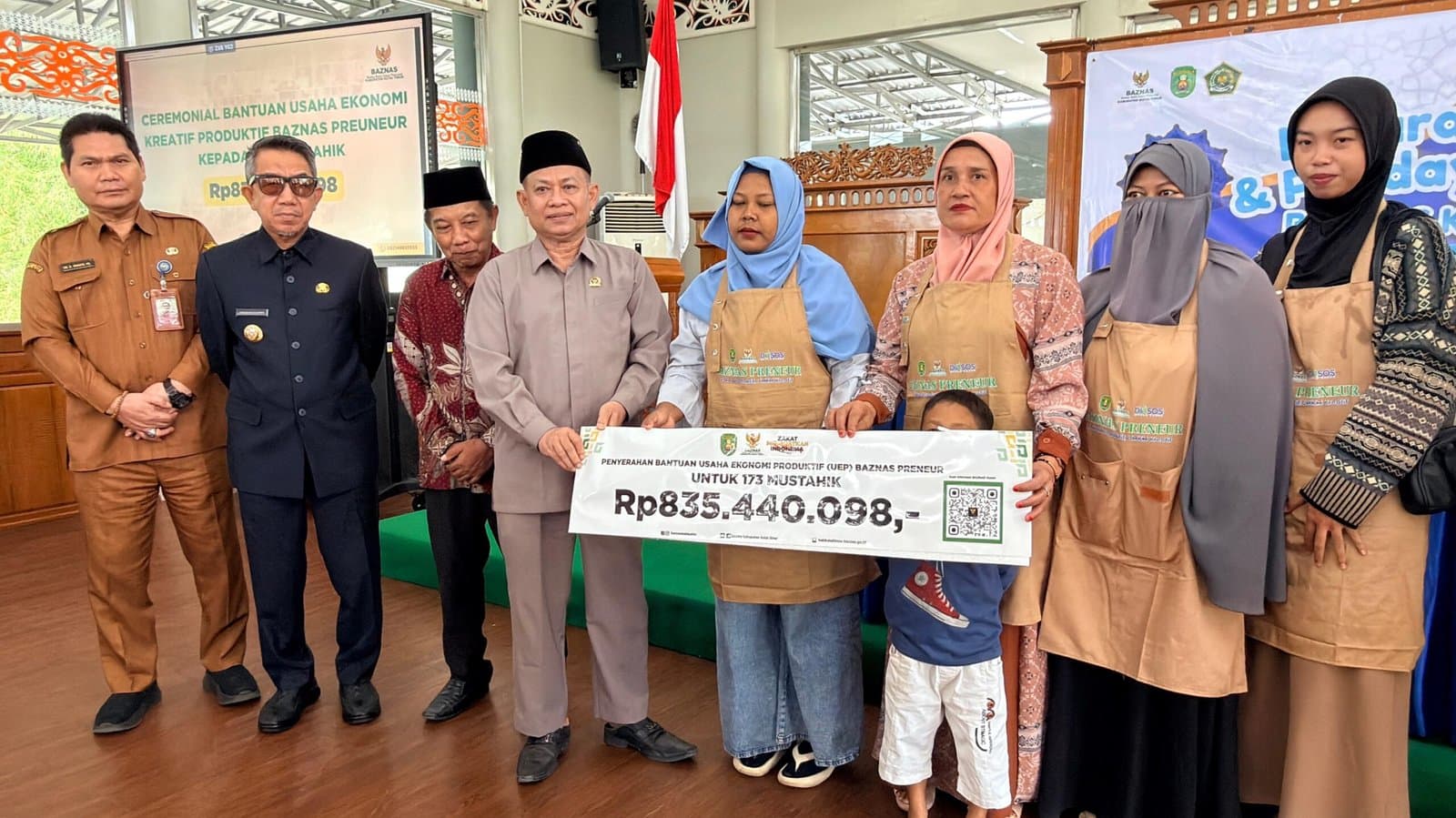 Dorong Kemandirian Ekonomi Lewat Baznas Preneur Kutim Rp 835 Juta