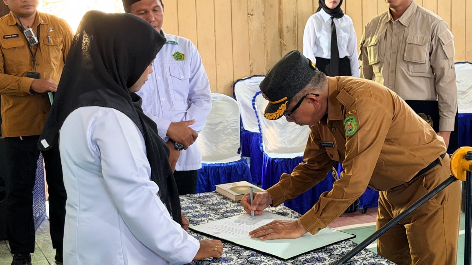 5 BPD Long Mesangat Dilantik, Fokus Pengawasan DD dan Percepatan Infrastruktur
