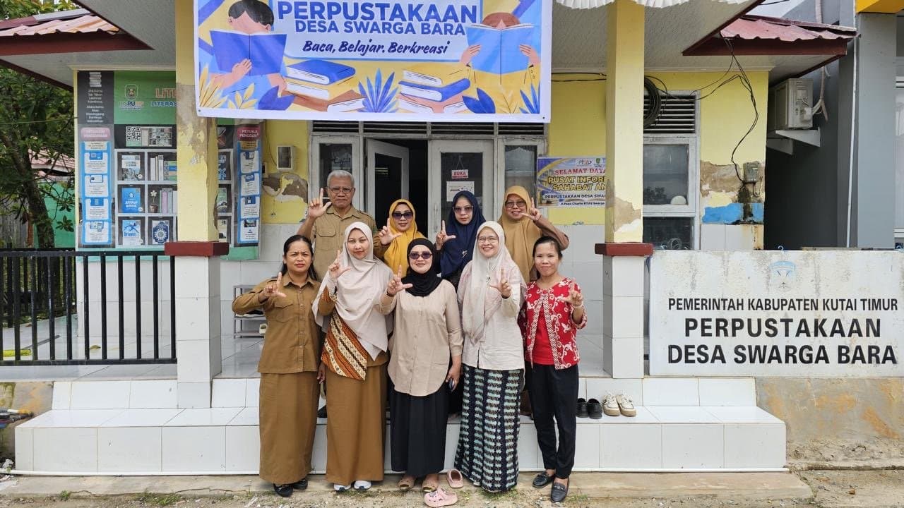 Bukan Sekadar Tempat Baca, Perpustakaan Desa Kutim Bertransformasi 