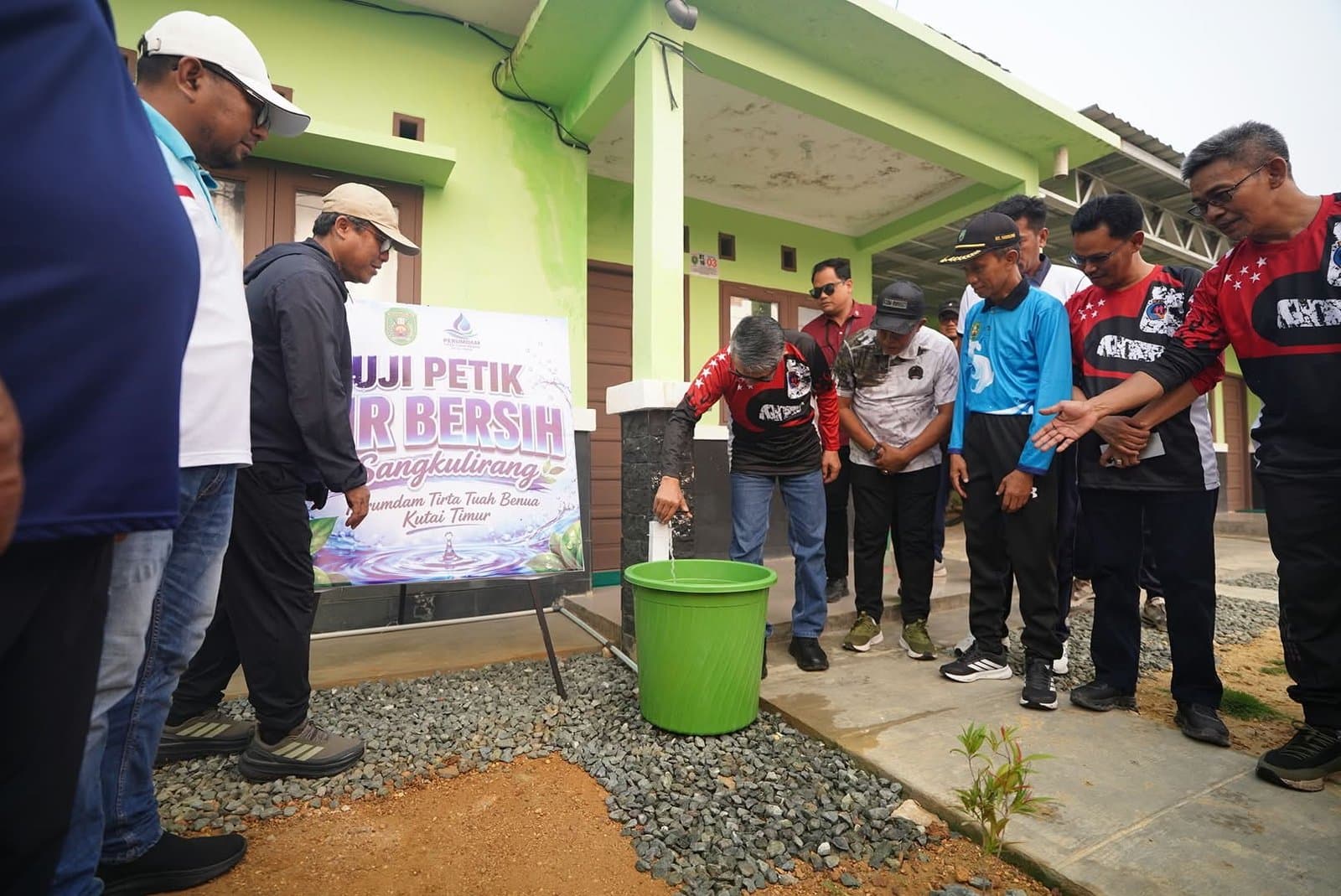 Bupati Luncurkan Uji Petik SPAM KEK MBTK, Perluas Akses Air Bersih di Sangkulirang