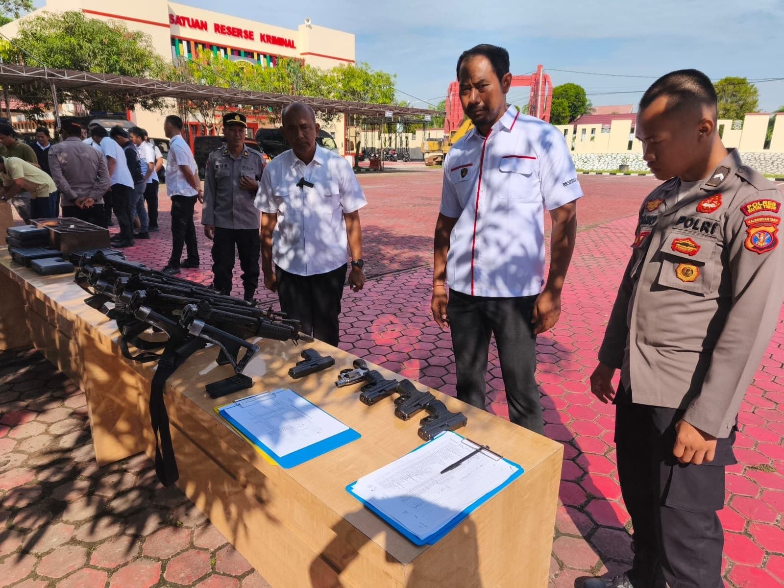Polres Kutim Pastikan Senjata Api Personel Layak Pakai dan Berizin