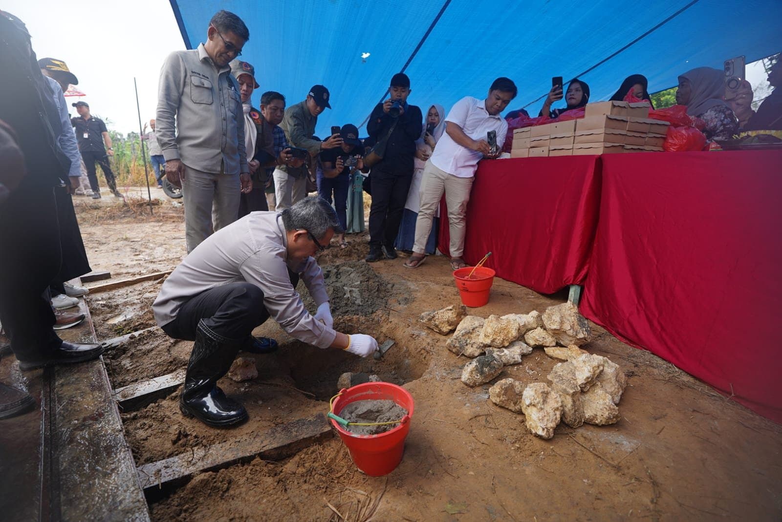 Bupati Kutim Awali Pembangunan Pondok Tahfidz Darussalam