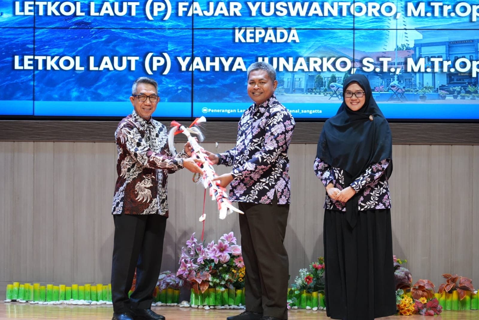 Pisah Sambut Danlanal Sangatta, Bupati Kutim Apresiasi Dedikasi Letkol Fajar