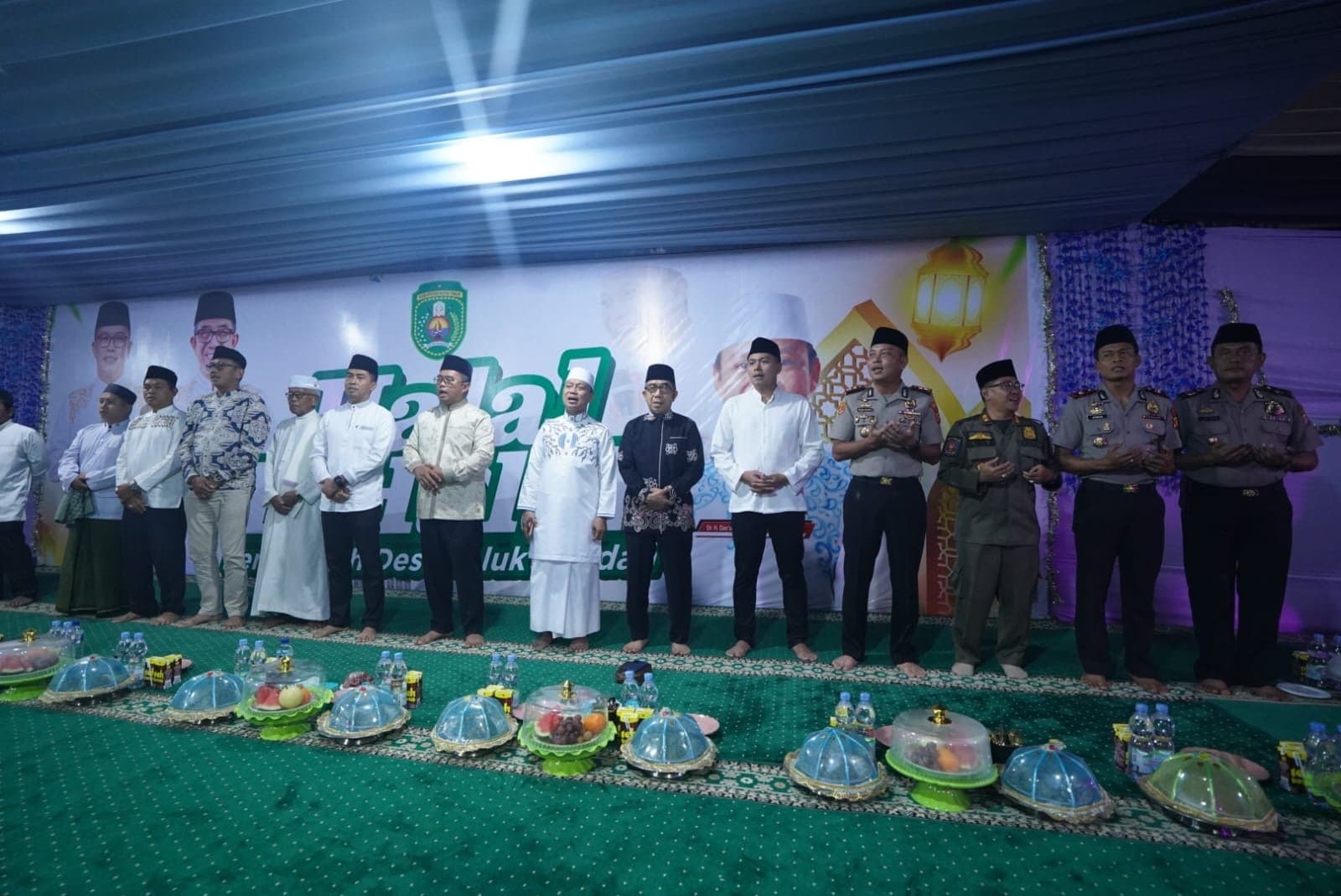 Kades Teluk Pandan Suarakan Persoalan Lahan TNK di Halal Bihalal