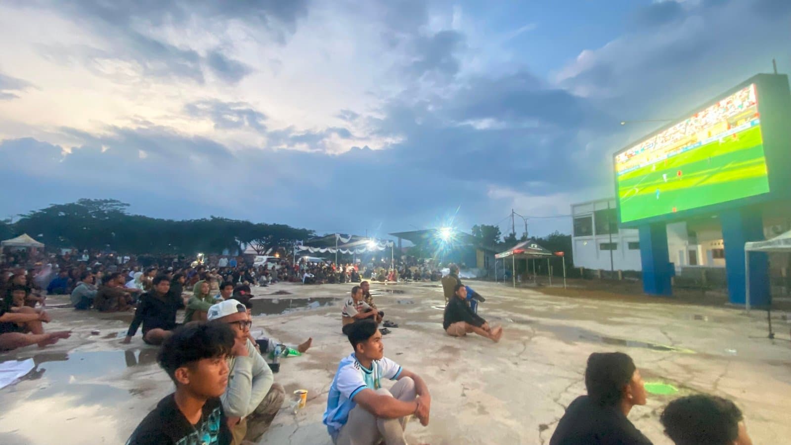 Kolaborasi KNPI, Diskominfo dan Dispora Kutim Sukses Gelar Nobar Final Pildun