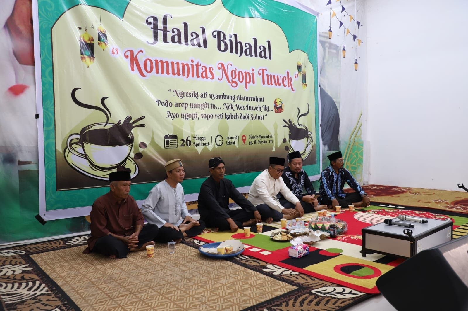 Merajut Silaturahmi di Usia Senja, Komunitas Ngopi Tuwek Kutim Pererat Kebersamaan