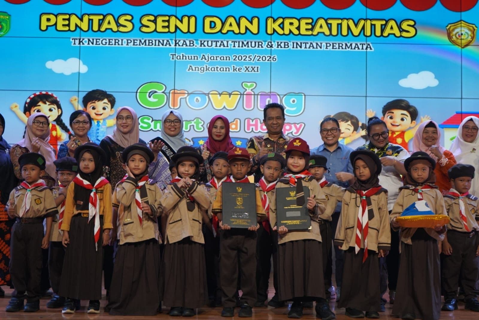 Pensi TK Pembina Tampilkan Kreativitas Anak, Usung “Growing Smart and Happy”