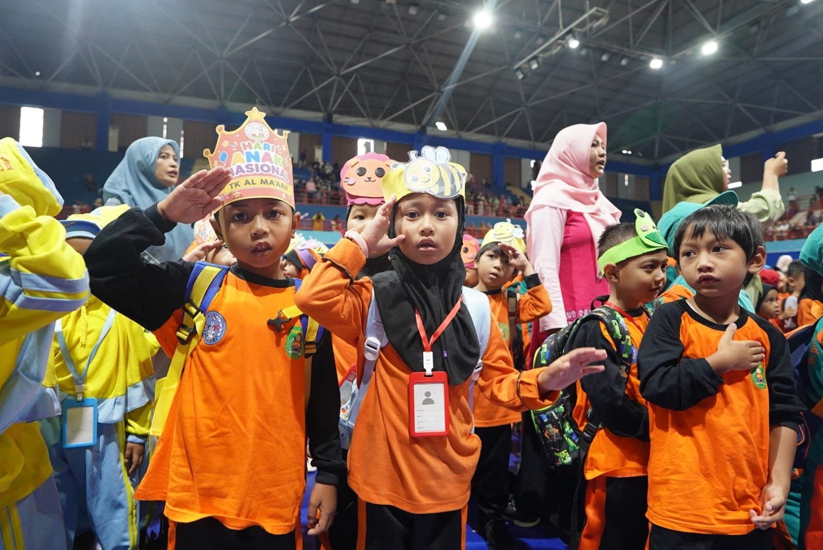 Gempita HAN ke-42 di Kutim, 3.550 Bocah Tumpah Ruah Padati GOR Kudungga 