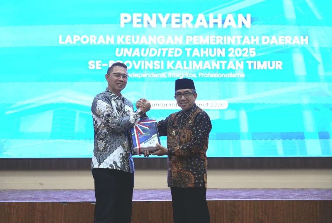 Serahkan LKPD 2025, Pemkab Kutim Kembali Bidik Opini WTP