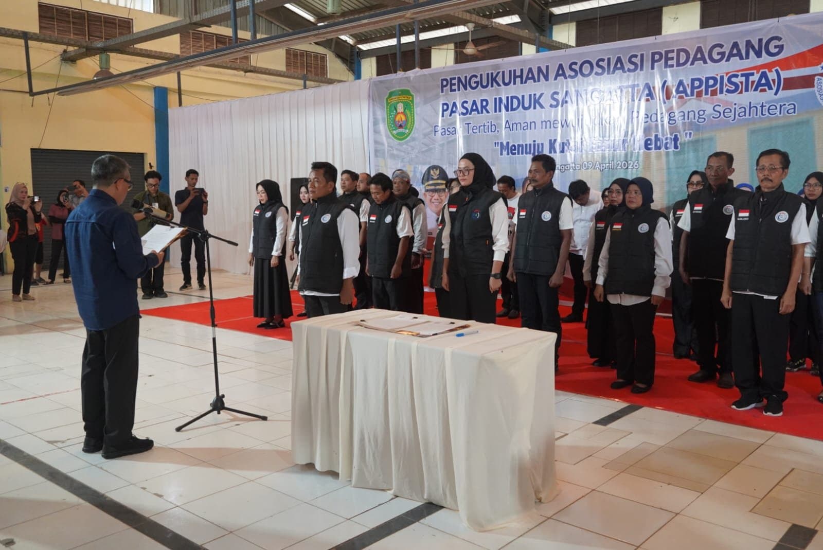 APPISTA Dikukuhkan, Fokus Sejahterakan Pedagang