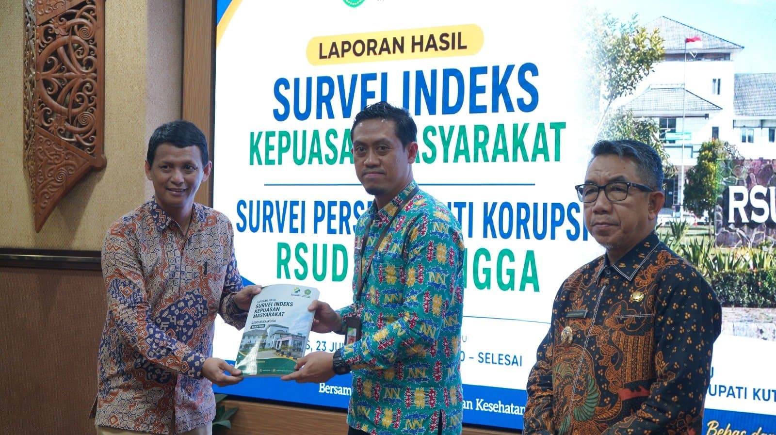 RSUD Kudungga Raih Predikat Bersih Korupsi, Skor SPAK 99,87