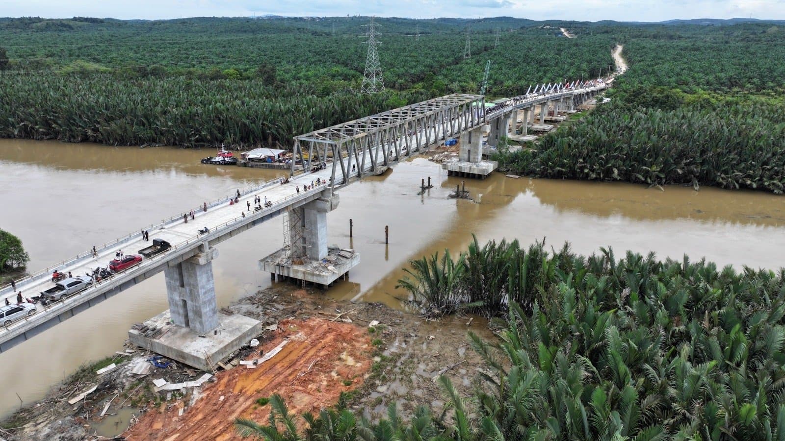 Dua Camat Kompak, Minta Jalan di Ujung Jembatan Nibung Segera Dituntaskan